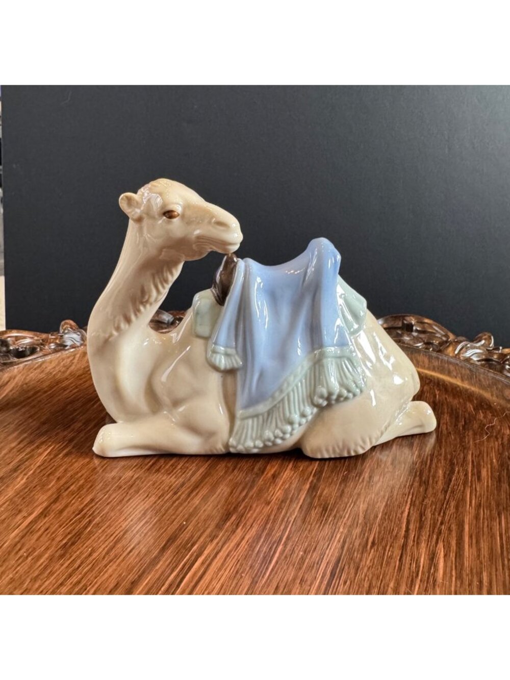 Avon Camel Figurine With Blue Saddle Blanket Nativity Replacement 1994 O'Brien